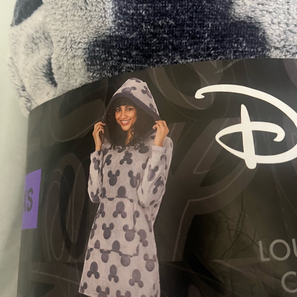 Disney Dark Blue Mickey Hooded Lounger - Picture 3 of 4